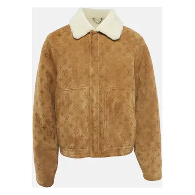 Louis Vuitton Brown LVSE Monogram Shearling Blouson