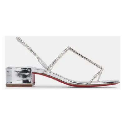 Christian Louboutin Silver Sandals Women’s IT