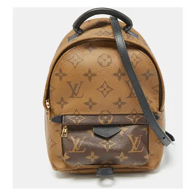 Louis Vuitton Monogram Reverse Canvas Mini Palm Spring Backpack