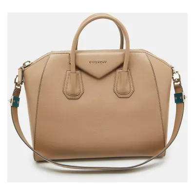 Givenchy Beige Leather Antigona Satchel