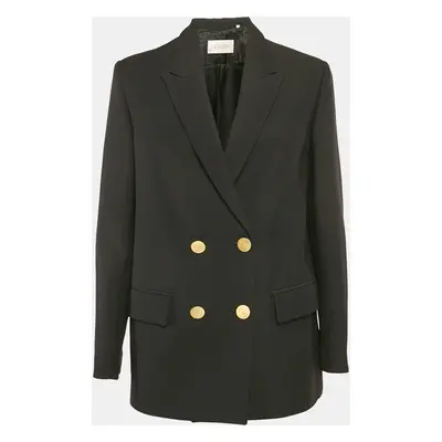 Valentino Black Wool Double Breasted Blazer