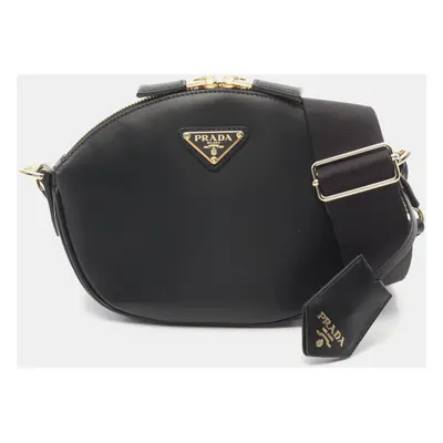 Prada Black Leather Shoulder Bag