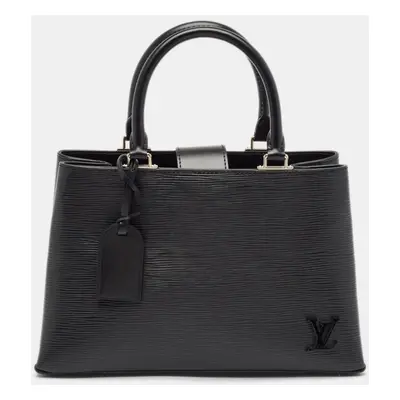 Louis Vuitton Black Epi Leather Kleber MM Bag