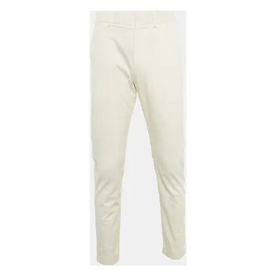 Bottega Veneta Off-White Gabardine Cotton Pants