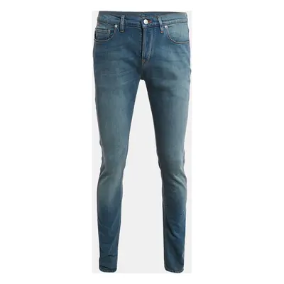 Zadig & Voltaire Blue Brushed Denim David Jeans Waist 33"