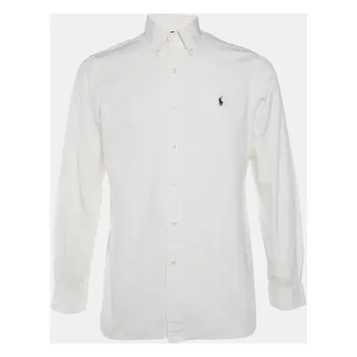 Polo Ralph Lauren White Cotton Button Down Shirt