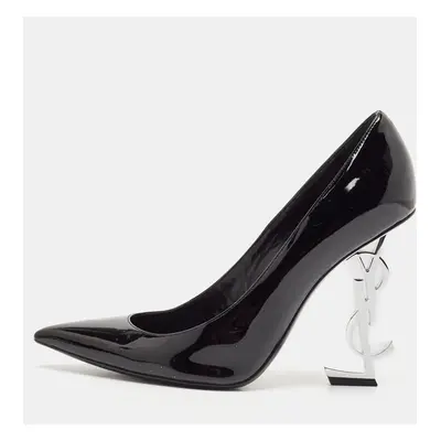 Saint Laurent Black Patent Leather Opyum Pumps Size