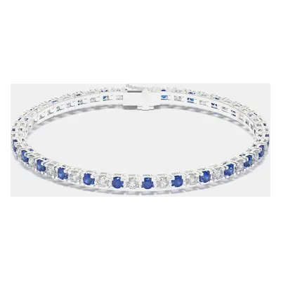 925 Sterling Silver Tennis Color & Lab Grown Diamond Bracelet