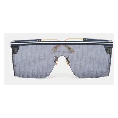 Dior Navy Blue DiorClub M1U Oblique Mask Shield Sunglasses