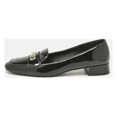 Prada Black Patent Leather Loafers Pumps Size