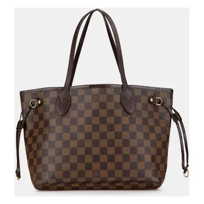 Louis Vuitton Brown Damier Ebene Neverfull PM