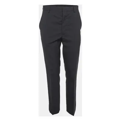 Prada Black Virgin Wool Trousers