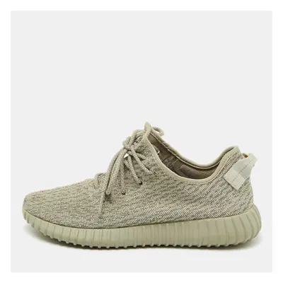 Yeezy x Adidas Grey Knit Fabric Boost Moonrock Sneakers Size