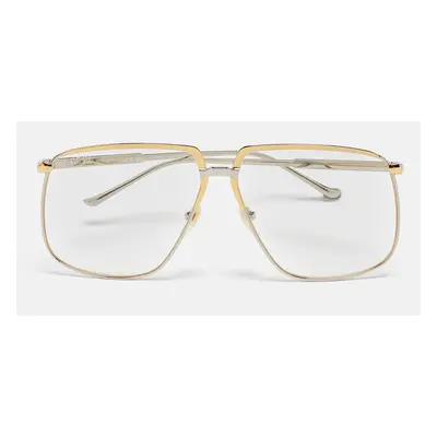 Gucci Gold/Silver Tone GG0365S Frame Square Sunglasses