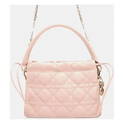 Dior Lady Dior Milly 2Way Pink Lambskin Size Mini Bag