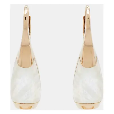 Bvlgari MVSA Mother of Pearl 18k Rose Gold Earrings