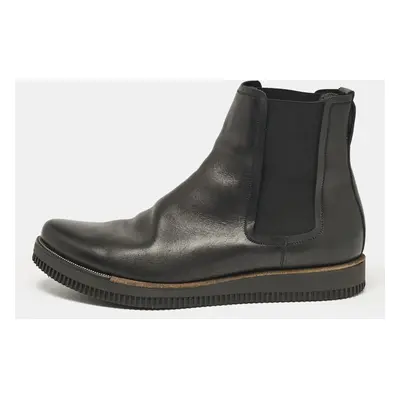 Lanvin Black Leather Chelsea Boots Size