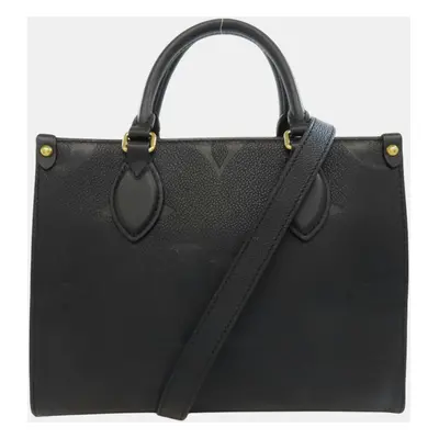 Louis Vuitton Black Empreinte Leather OnTheGo PM Tote Bag