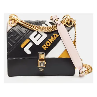 Fendi Multicolor Leather Liberty Mix Kan I Chain Shoulder Bag