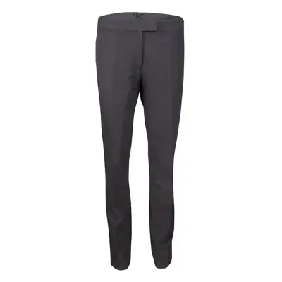 Joseph Slate Grey Stretch Gabardine Finley Regular Fit Trousers