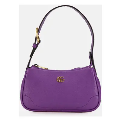 Gucci Purple Mini Leather Aphrodite Shoulder Bag