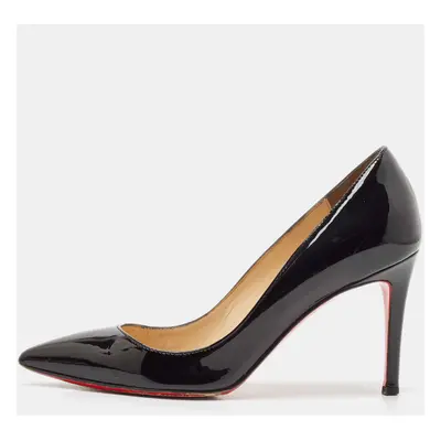 Christian Louboutin Black Patent Leather Pigalle Pumps Size 35.5