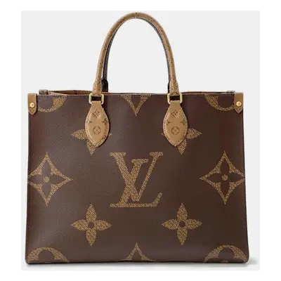 Louis Vuitton Monogram Reverse Canvas Monogram Giant Onthego MM Bag