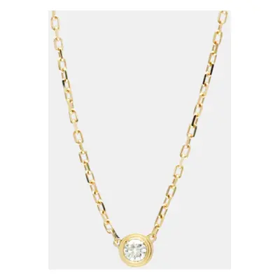 Cartier 18K Rose Gold and Diamond D'amour Pendant Necklace