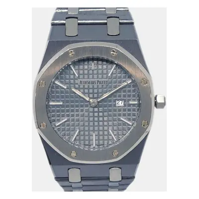 Audemars Piguet Silver Stainless Steel Royal Oak Quartz Women's Wristwatch mm