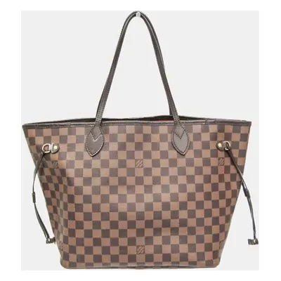 Louis Vuitton Damier Neverfull MM Ebene Tote Bag