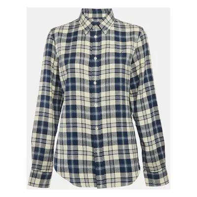 Ralph Lauren Blue Tartan Checks Cotton Classic Fit Shirt