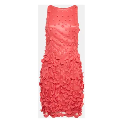 Class by Roberto Cavalli Pink Embellished Sleeveless Short Dress