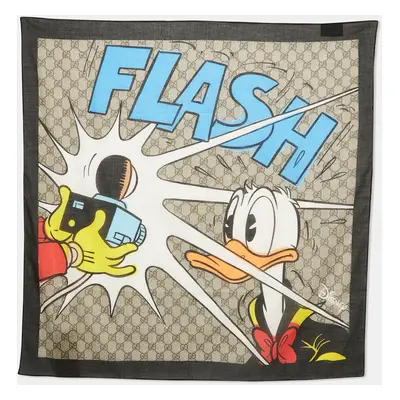 Gucci X Disney Donald Duck GG Print Cotton Scarf