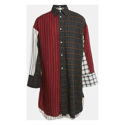 Loewe Multicolor Patterned Cotton Blend Oversize Shirt