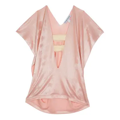 Roland Mouret Pink Metallic Stretch Top