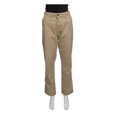 Tommy Hilfiger Beige Cotton Tailored Fit Chino Pants