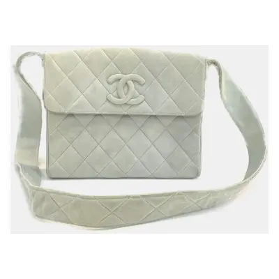 Chanel Light blue gray CC Mark bag