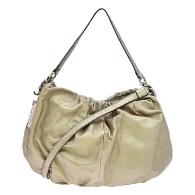 Dolce & Gabbana Gold Leather Miss Night And Day Hobo