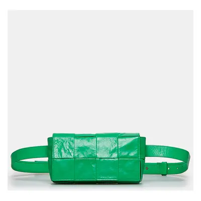 Bottega Veneta Green Nappa Intrecciato Cassette Belt Bag