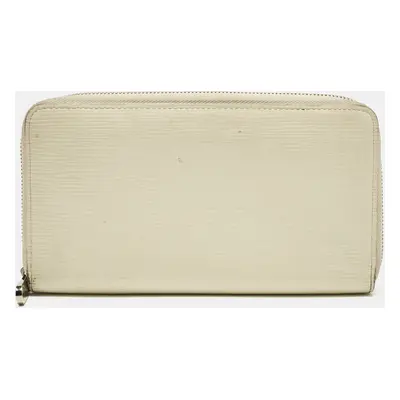 Louis Vuitton Ivory Epi Leather Zippy Wallet