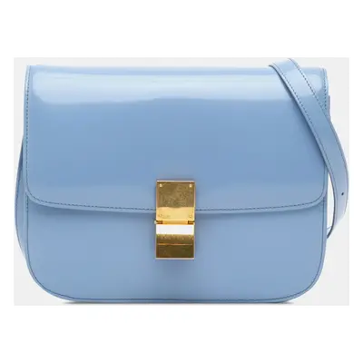 Celine Blue Medium Calfskin Classic Box