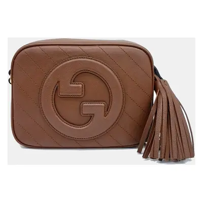 Gucci Brown Leather Blondie Small Shoulder Bag