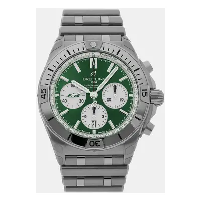 Pre-Owned Breitling Chronomat B01 NFL New York Jets Edition AB01342B1L5A1