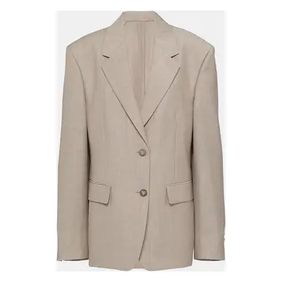 Prada Beige Wool Blazer Jacket Women’s IT