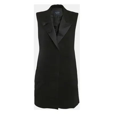 Lanvin Black Wool Sleeveless Coat