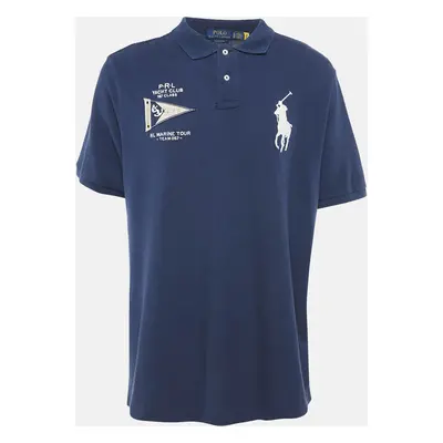 Polo Ralph Lauren Navy Blue Embroidered Polo T-Shirt