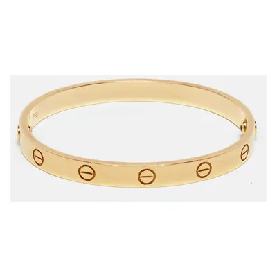 Cartier Love 18k Yellow Gold Bracelet