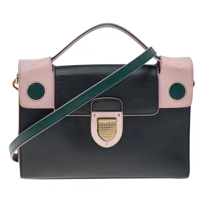 Dior Multicolor Leather Diorever Top Handle Bag