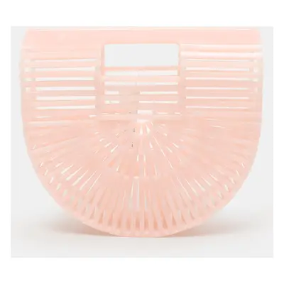 Cult Gaia Pink Acrylic Mini Ark Bag