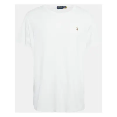 Polo Ralph Lauren White Cotton Crew Neck T-Shirt